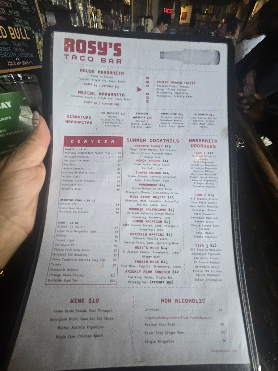 Rosy's Taco Bar Menu - Image 6